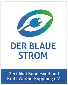 DER BLAUE STROM Zertifikat Bundesverband Kraft-Wärme-Kopplung e.V.