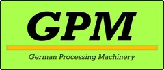 GPM German Processing Machinery