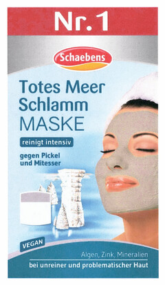 Schaebens Totes Meer Schlamm MASKE