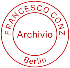 FRANCESCO CONZ Archivio Berlin
