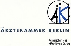 ÄRZTEKAMMER BERLIN Körperschaft des öffentlichen Rechts