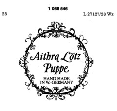 Aithra Lötz Puppe HAND MADE IN W.GERMANY