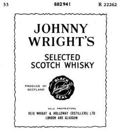 JOHNNY WRIGHT`S SELECTED SCOTCH WHISKY