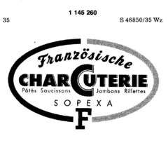 Französische CHAR CUTERIE SOPEXA F
