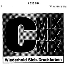 C MIX Wiederhold Sieb Druckfarben