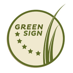 GREEN SIGN