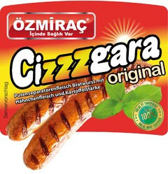 ÖZMIRAÇ Içinde Sağlik Var Cizzzgara original Putenseparatorenfleisch Bratwurst mit Hähnchenfleisch und Kartoffelstärke