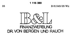 B&L FINANZWERBUNG DR. VON BERGEN UND RAUCH