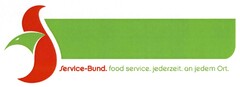 Iervice-Bund.  food service. jederzeit. on jedem Ort.