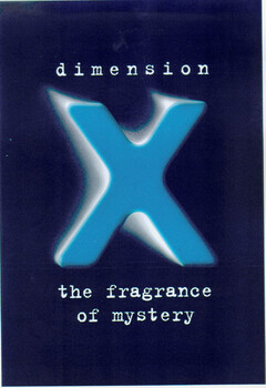 dimension X the fragrance of mystery