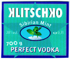 KLITSCHKO PERFECT VODKA Sibirian Mint