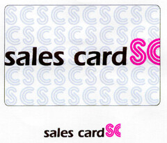 sales card