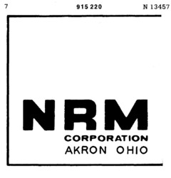 NRM CORPORATION