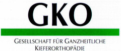 GKO GESELLSCHAFT FÜR GANZHEITLICHE KIEFERORTHOPÄDIE