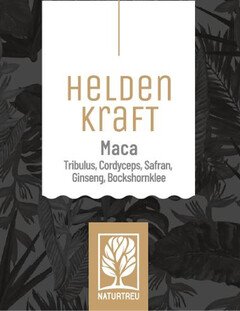 HeLDen KraFT Maca Tribulus, Cordyceps, Safran, Ginseng, Bockshornklee NATURTREU