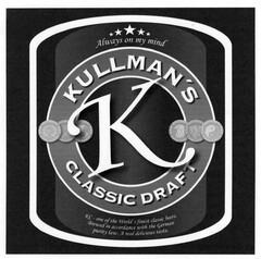 KULLMAN`S CLASSIC DRAFT