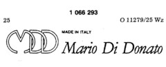 MDD Mario Di Donato MADE IN ITALY