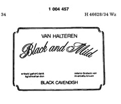 VAN HALTEREN Black and Mild