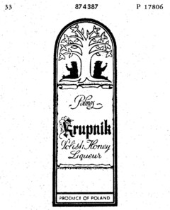 Polmos Krupnik Polish Honey Liqueur