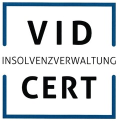 VID INSOLVENZVERWALTUNG CERT