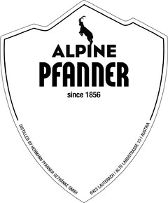 ALPINE PFAnnER since 1856