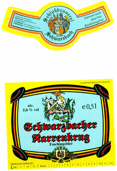 Schwarzbacher Narrenkrug Faschingsbier