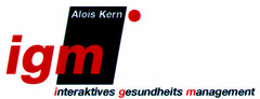 Alois Kern igm interaktives gesundheits management