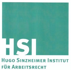 HSI HUGO SINZHEIMER INSTITUT FÜR ARBEITSRECHT