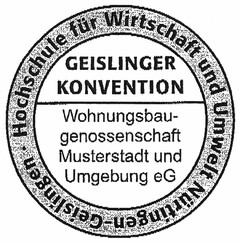 GEISLINGER KONVENTION