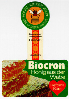 Biocron Honig aus der Wabe