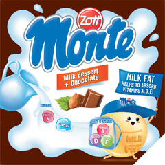 Zott Monte Milk dessert + Chocolate