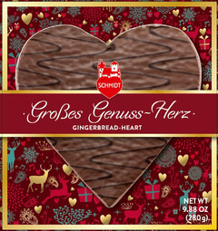 · Großes Genuss-Herz · GINGERBREAD-HEART SCHMIDT