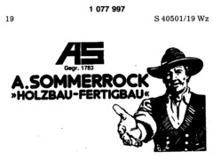 AS A. SOMMERROCK >HOLZBAU-FERTIGBAU<