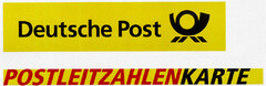 Deutsche Post POSTLEITZAHLENKARTE