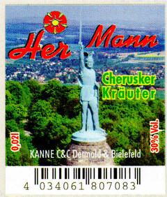 Her Mann Cherusker Kräuter