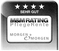 SEHR GUT M&M RATING PflegeRente MORGEN & MORGEN