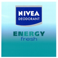 NIVEA DEODORANT ENERGY fresh