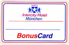 Intercity-Hotel München BonusCard