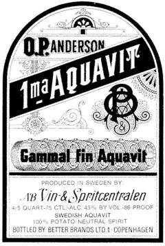 O.P. ANDERSON 1ma AQUAVIT