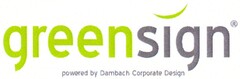 greensign powered by Dambach Corporate Design