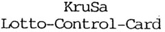 KruSa Lotto-Control-Card