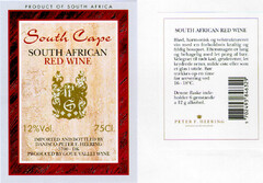 South Cape SOUTH AFRICAN RED WINE