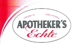 APOTHEKER'S Echte