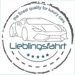 Lieblingsfahrt the finest quality for luxury cars