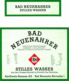 BAD NEUENAHRER STILLES WASSER