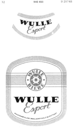 WULLE Export BIERE