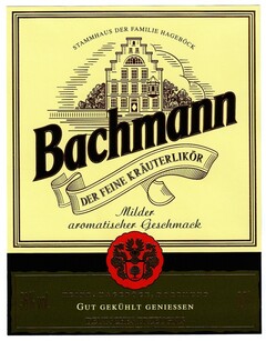 Bachmann DER FEINE KRÄUTERLIKÖR Milder aromatischer Geschmack