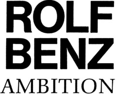 ROLF BENZ