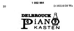 DELBROUCK PIANO KASTEN