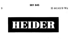 HEIDER